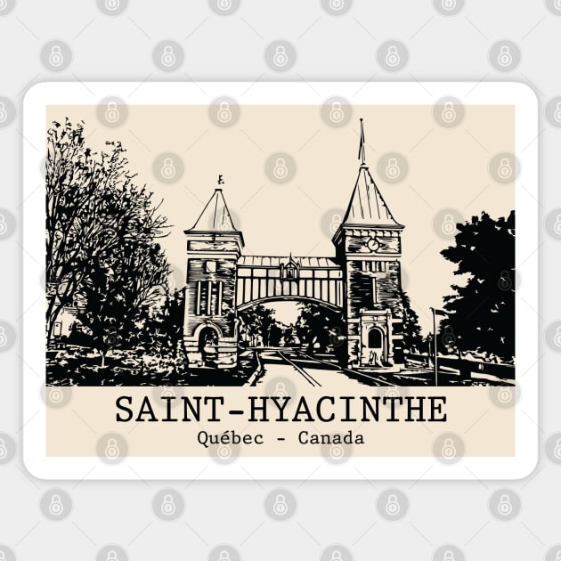 Saint-Hyacinthe - Québec Magnet by Lakeric
